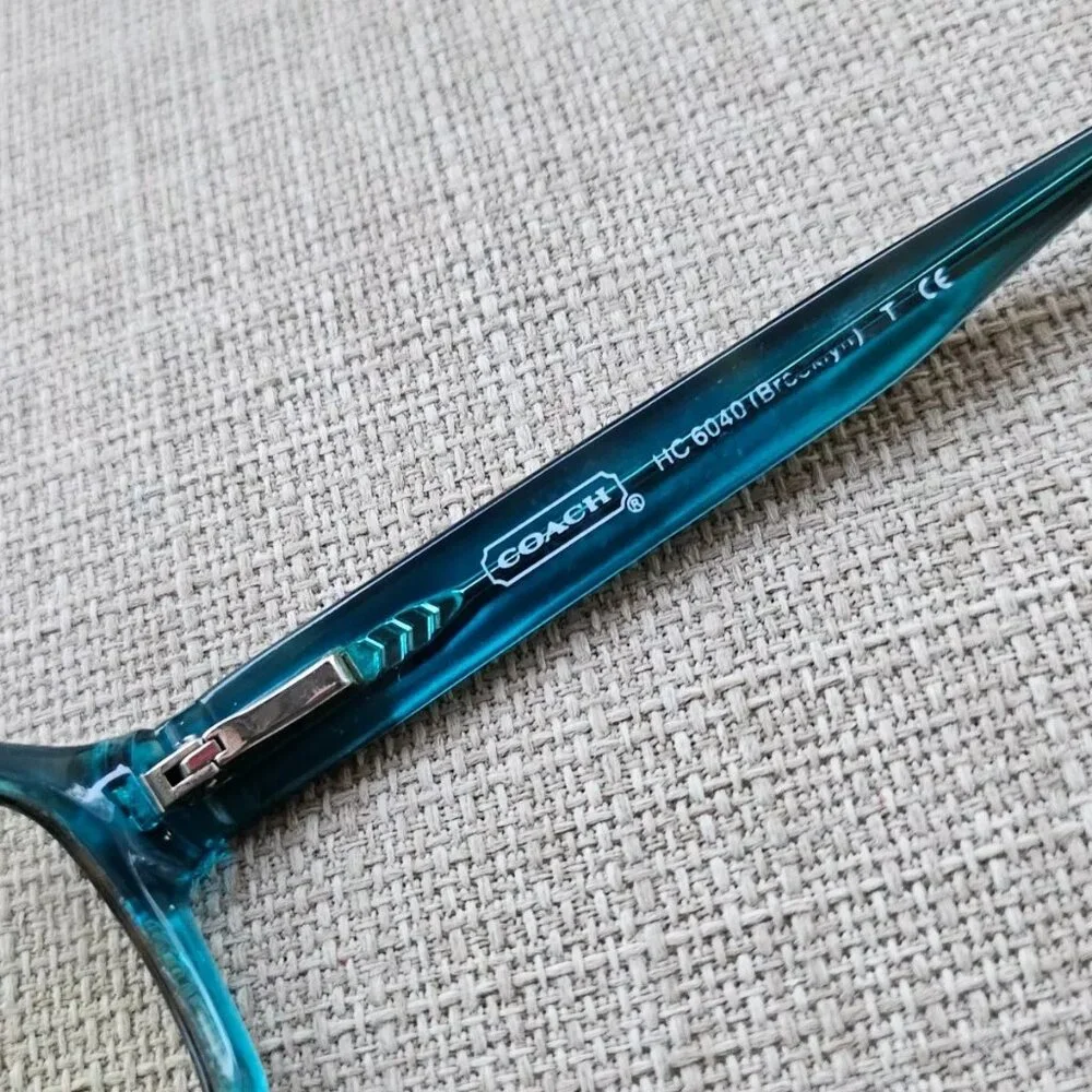 Coach Women Eyeglasses/Glasses Dark Tortoise/Teal 52[]16 135 HC6040 - Picture 8 of 11